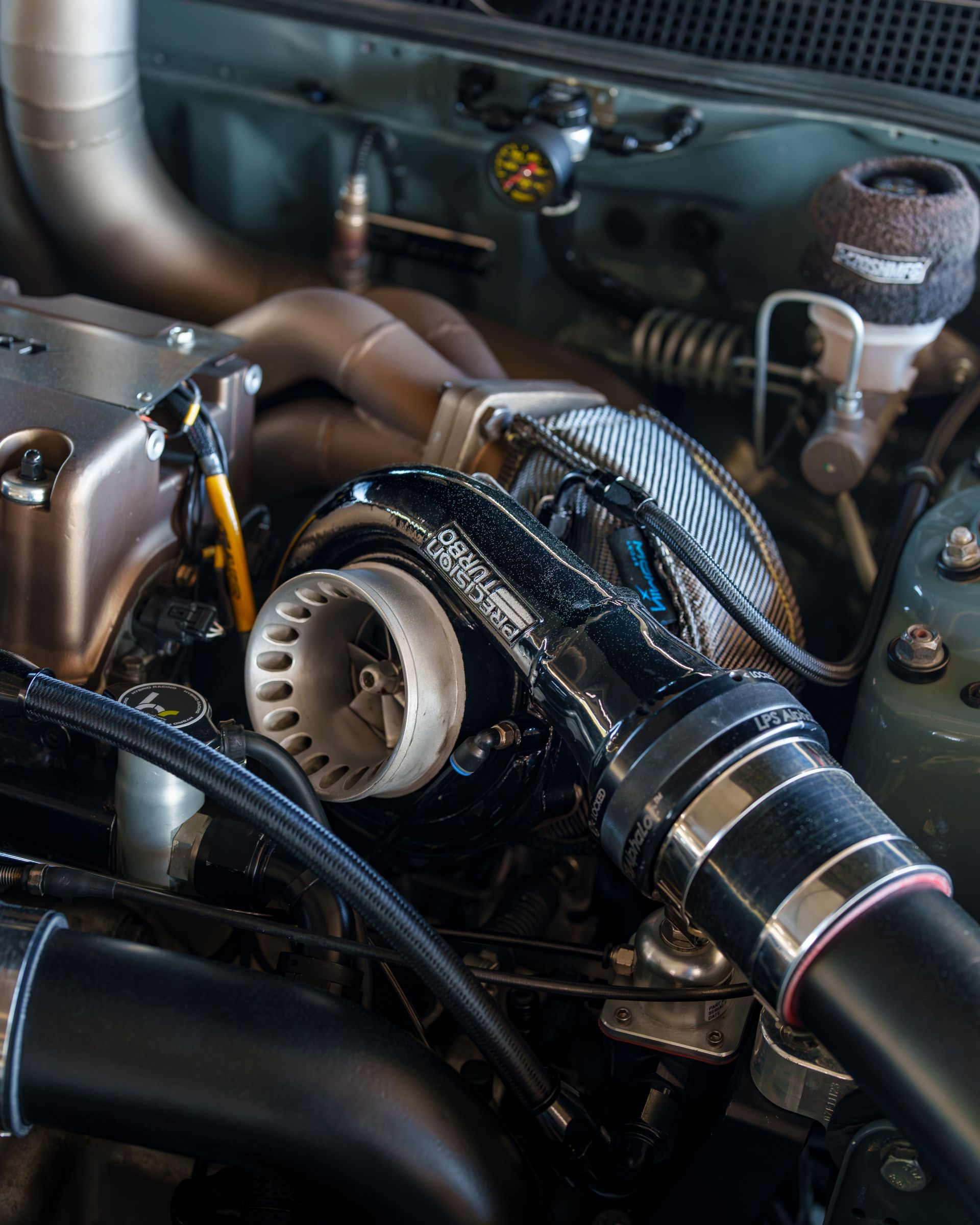 Turbocompresor visto de cerca